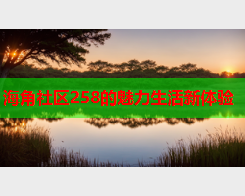海角社区258的魅力生活新体验  第1张